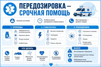 Помощь при передозировке в Менделеевске